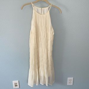 Brand new with tags off white dress with tags size medium